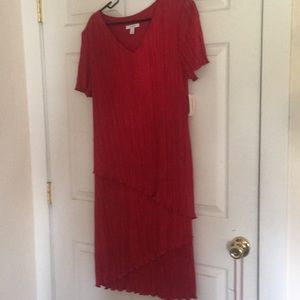Size 16 red dress  tags still on it